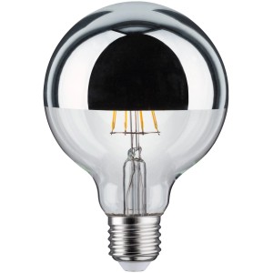 Ampoule LED Paulmann 6,5W E27 avec réflecteur argenté pour systèmes de rails.