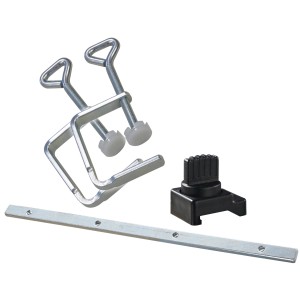 Kit accessori Scheppach per sega a immersione PL 55: connettore, 2 morsetti, antirimbalzo.