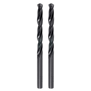 Deux forets à métaux LUX, 2,5 mm, pour métaux non ferreux comme le cuivre et l'aluminium.