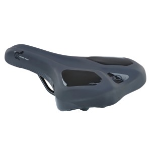 Sella da trekking Prophete nera con memory foam per un elevato comfort.