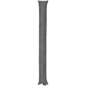 Butoir de porte gris en polyester, longueur 90 cm, pour porte ou fenêtre.