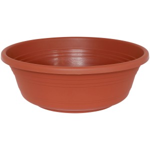 Geli Jessica pot de fleurs en terracotta, Ø 45cm, idéal pour l'intérieur et l'extérieur.