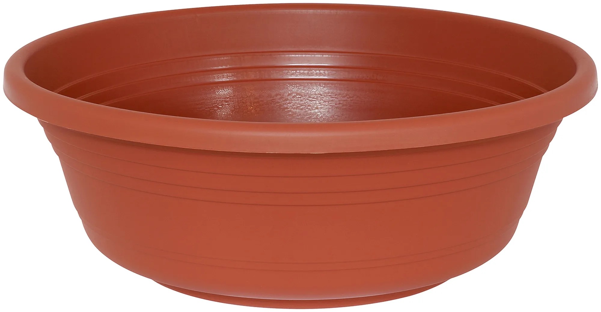 Geli Sottovaso In Plastica Termica Rotondo, Diametro 52 Cm, Colore Terracotta, In Polipropilene Resistente