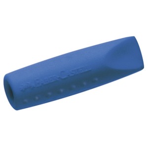 Blaue Faber-Castell Grip 2001 Radierkappe für Stifte, 1 Stück.