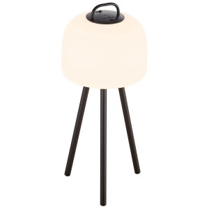 Nordlux Kettle-Tripod 31 Lampenfuß in Schwarz, Metall, mit Tragegriff. Für Design-Lampen.