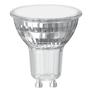Lampadina LED Osram GU10, riflettore PAR16, 5,6W, bianco caldo, per interni.