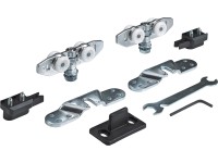 Hettich Montagesatz Holztür TopLine 1 / Stahl verzinkt / 80 kg