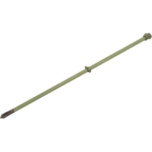 Piquet universel vert, Ø 16 mm x 750 mm, pour construction de clôtures et support de plantes.
