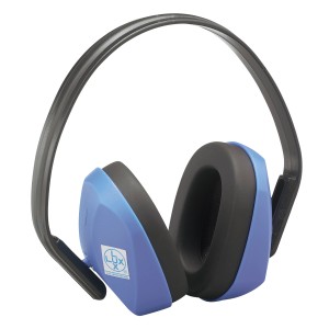 Casque antibruit bleu LUX (SNR 24 dB) pour une protection auditive optimale lors du bricolage.
