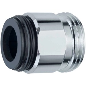Riduzione Neoperl con aeratore in ottone cromato.