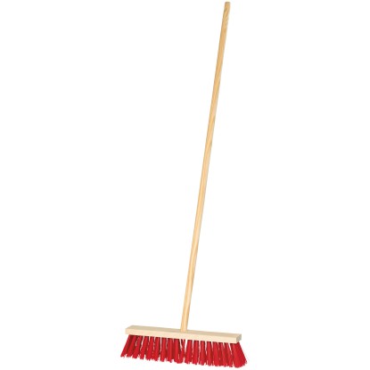 LUX-TOOLS Scopa per strada con manico 40 cm