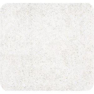 Tappeto bagno bianco Spirella Highland, 55x65 cm, soffice e assorbente.