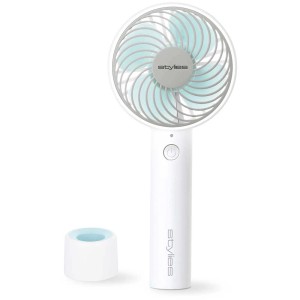 Mini ventilateur portable bleu Lacerta.