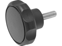 Kunststoffgriff Sterngriffschraube Schwarz M6 x 20 mm / 52 Stk.