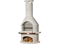 Buschbeck Grillkamin Rondo Beton Weiss