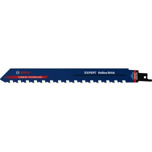 Lame de scie sabre Bosch Expert Hollow Brick S 1543 HM pour briques creuses.