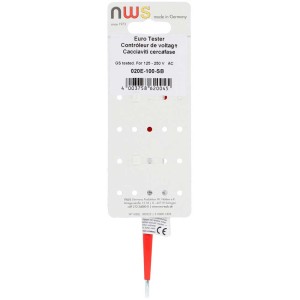 Testeur de tension, 230 mm, pour tester la tension alternative en intérieur et extérieur.