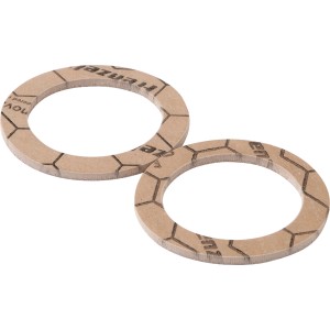 Deux joints d'étanchéité KÖRO Novapress, 27x38x2 mm, 3/4 pouce, pour gaz.