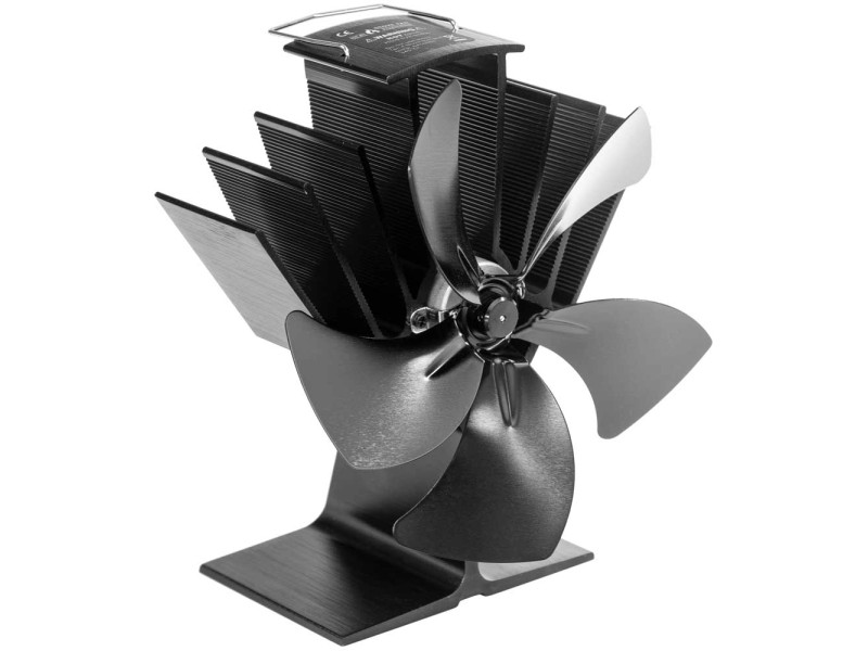 Stromloser Kaminofen-Ventilator mit 4 Lüfter-Blättern, für 60 - 350 °C -  Ihr Elektronik-Versand in der Schweiz