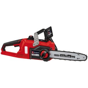 Tronçonneuse à batterie Einhell Fortexxa 18/30 Kit, rouge/noir, avec guide Oregon et batterie.