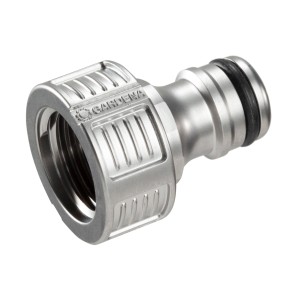 Gardena Premium Raccord de robinet (G 3/4'') en métal pour tuyaux d'arrosage.