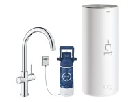 Grohe Red Duo Armatur und Boiler Grösse L Chrom