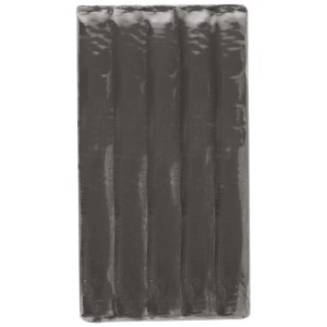 Pâte à modeler plastiline noire, 250g, idéale pour modeler et façonner.