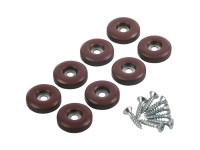 PTFE-Gleiter Easyglider Premium zum Schrauben Braun Ø 22 mm / 8 Stk.