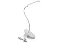 Schönenberger LED-Tischleuchte Clip USB-C Kunststoff Weiss 44 x 5,7 x 12 cm Schönenberger LED-Tischleuchte Clip USB-C Kunststoff Weiss 44 x 5,7 x 12 cm
