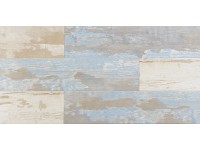 Grosfillex Kunststoffpaneel 6 mm Compact Wood Blau 120 x 15,4 cm