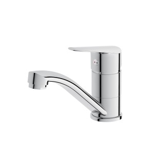 Rubinetto cromato per lavabo baliv 60 cm, parte del set con sifone.