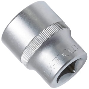 Douille LUX 24 mm Comfort en acier chrome vanadium pour clés et extracteurs.