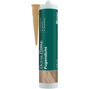 Sigillante per fughe Bona Home rovere chiaro, cartuccia da 310 ml per pavimenti in legno.