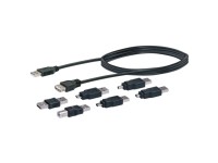 Schwaiger Set di collegamento USB 2.0 Nero