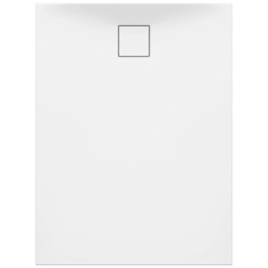 Piatto doccia rettangolare bianco Cersanit Tako Slim con sifone e copertura magnetica.