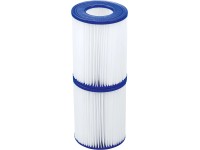 Bestway Universal Pool Filterkartusche Typ II / 2er-Set