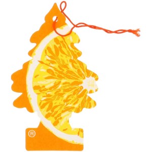Wunderbaum Lufterfrischer Orange Juice, Auto-Lufterfrischer mit Orangenduft.