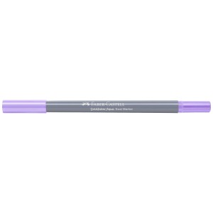 Faber-Castell Goldfaber Aqua Dual Marker, Violetto Chiaro. Pennarello a doppia punta.