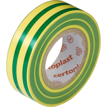 OBI Nastro isolante Verde Giallo 15 x 10 m