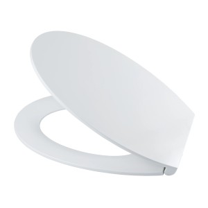 Abattant WC Diaqua Clichy blanc avec fermeture ralentie, en duroplast.