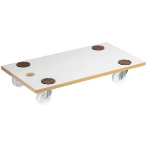 Wagner MM1319 aide au transport avec panneau MDF, capacité de charge 200 kg et patins antidérapants.