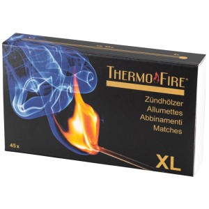 Thermofire XL fiammiferi, 45 pezzi, extra lunghi per accendere in sicurezza griglie e caminetti.