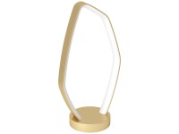 Eglo LED-Tischleuchte Vallerosa Aluminium Stahl Gold Messing Weiss 42,5 x 22 cm