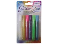 Klebestifte Glitter Glue Rainbow 10,5 ml / 6-tlg.