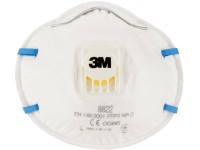 3M Masque pour outillages et ponçage manuel 8822 / 3 pcs 3M Masque pour outillages et ponçage manuel 8822 / 3 pcs