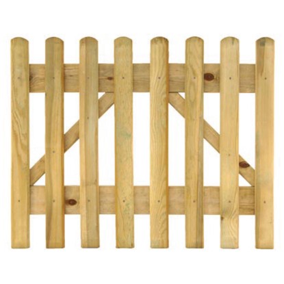 Pletscher Einzeltor London Grünlich imprägniert glattgehobelt 100 x 100 cm