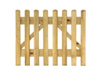 Pletscher Einzeltor London Grünlich imprägniert glattgehobelt 100 x 100 cm