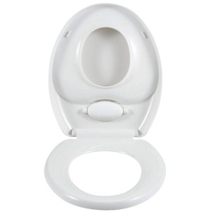 Sedile WC Wenko Family bianco con chiusura ammortizzata, sedile WC per bambini.