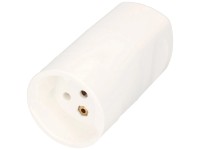 Raccordo tipo 15 / 5 poli Bianco