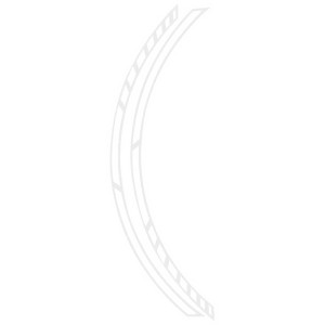 Foliatec Pin Striping Racing Blanc pour jantes de moto.